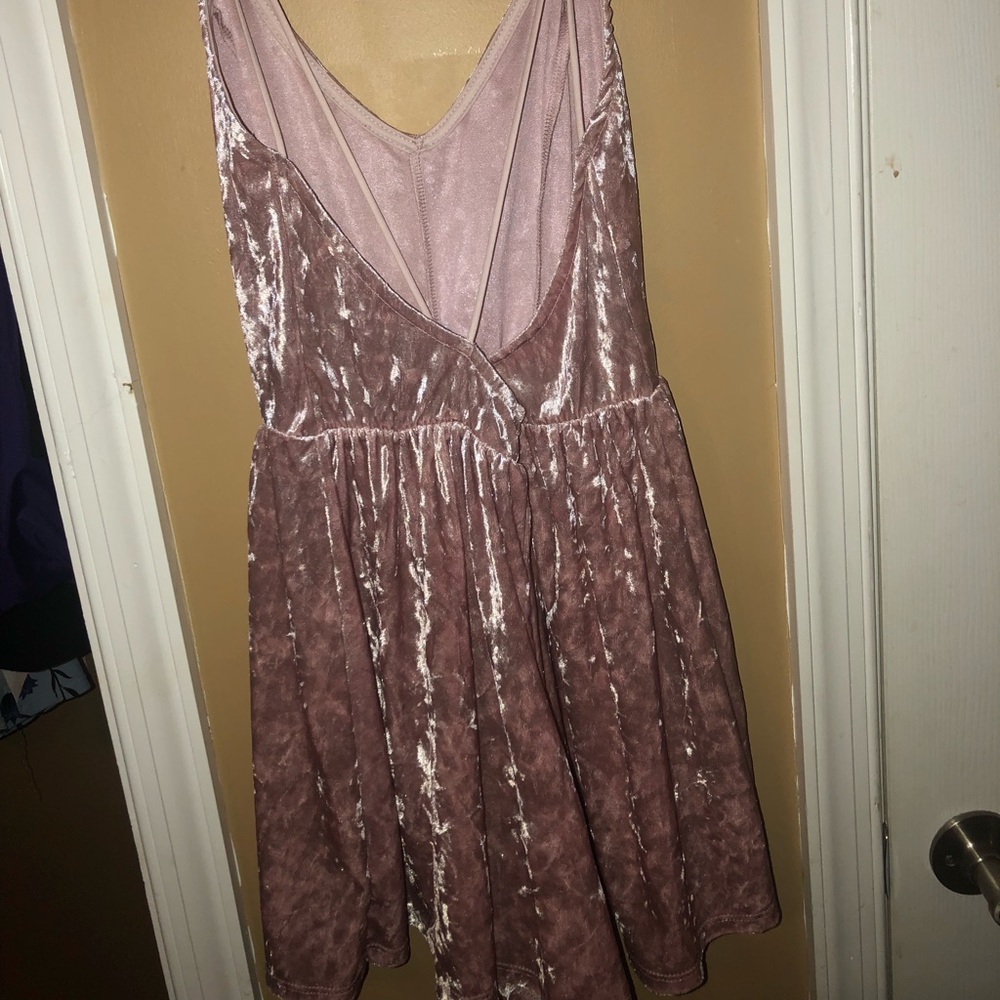 LA Hearts Velvet Romper - Picture 3 of 3